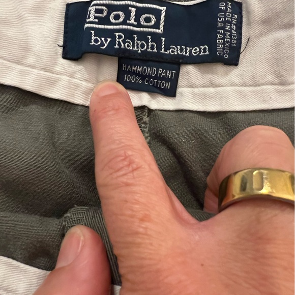 Men’s Polo Ralph Lauren Hammond Pant Size 38/30 Green - Picture 4 of 5